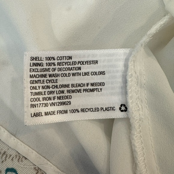 Knox Rose White Eyelet Tiered Mini Dress Women Short Sleeves Lined M Cottagecore - Picture 13 of 16